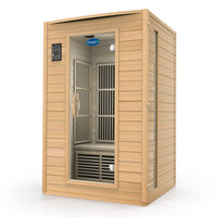 2-Person Infrared Sauna with Premium Audio, Canadian Hemlock